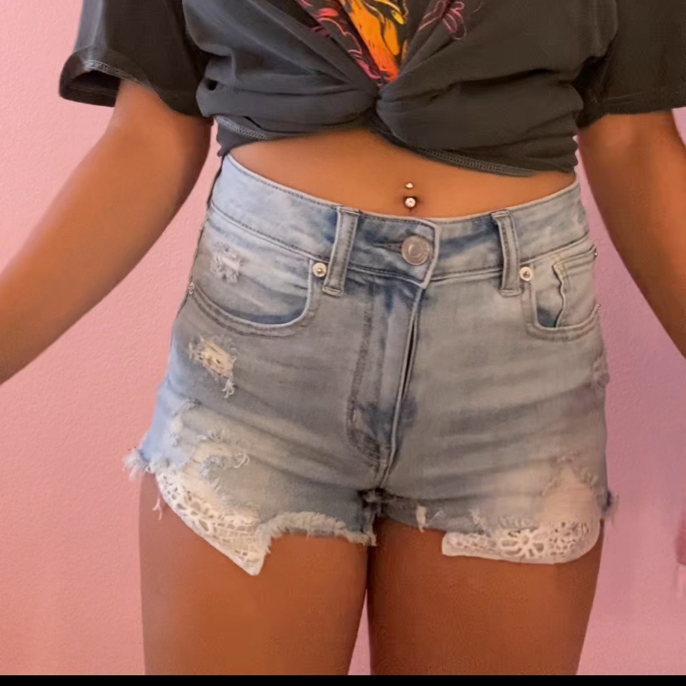 high rise shorts